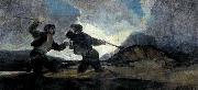Francisco de Goya, Duel with Cudgels